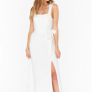 NWT Show Me Your MuMu Paris Gown White XL